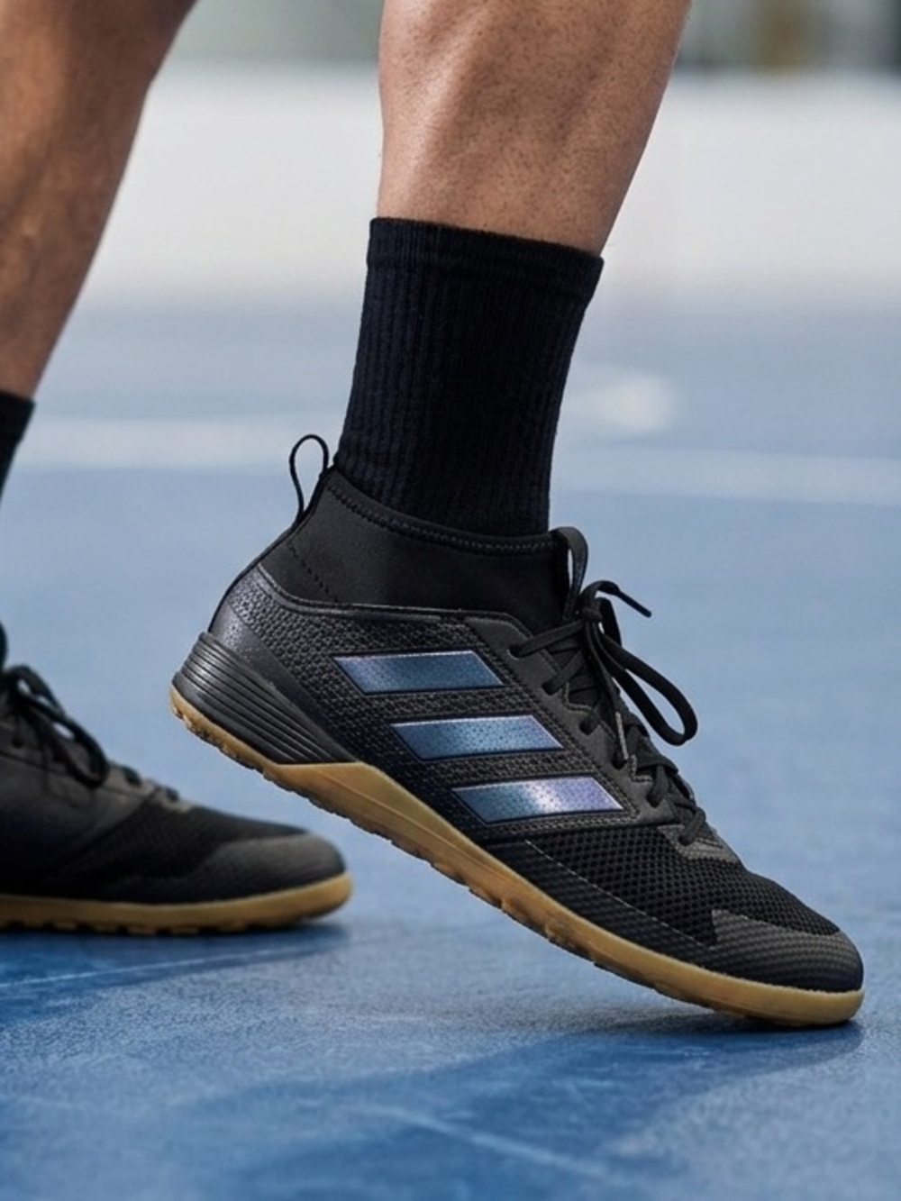 Adidas Ace Tango 17.3‎ Black Athletic Indoor Soccer Shoes Runners Men’s Size 8.5